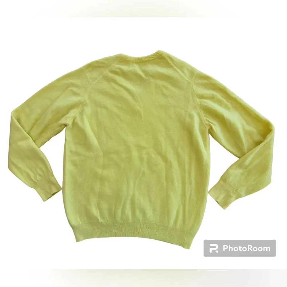 Cashmere Sweater, Braemar, V neck long sleeve, men's 40 UK/ Lg US